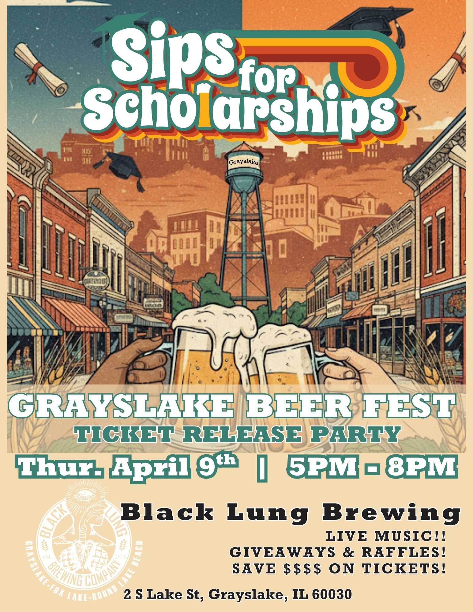 Sips for Scholarships Ticket Release Party